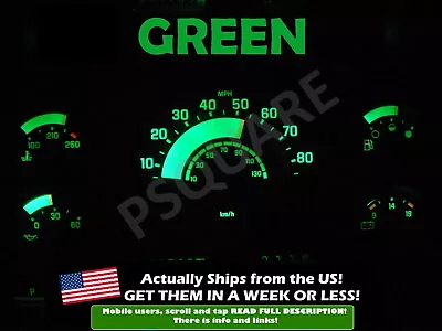 Gauge Cluster LED Dashboard Bulbs Green For Chevy GMC 88 91 C/K Series Truck  • $13.49