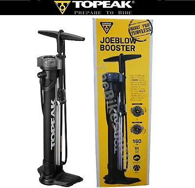 Topeak Joe Blow Booster 3 Charge Tubeless Tire Compatible Pump Fat MTB Road Bike • $135