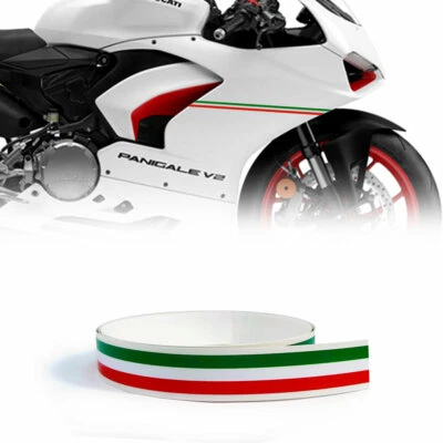 Strisce Adesive Cerchi Moto 7mm Rosso Race - Applicatore Incluso | 7 Metri | Rifrangenti 3M - Foto 10