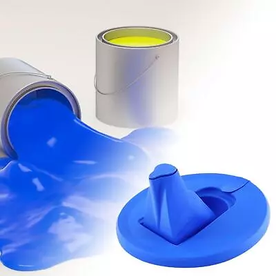 Paint Can Lid With Spout Paint Bucket Cover Collapsible Spout For Paint • £6.32