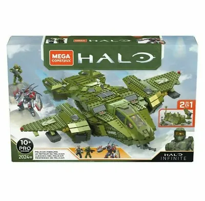 Mega Bloks Construx Halo Infinite Pelican Inbound Set Master Chief Pilot Hunter • $674.25