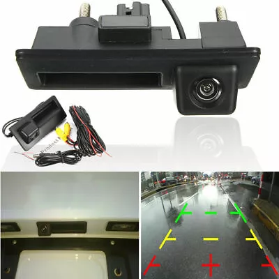 Car Trunk Handle Rear View Backup Parking Camera Fit For VW Jetta TIGUAN PASSAT • $22.85