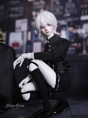 1/4 BJD MSD Doll 17in Handsome Boy Doll Art Resin Ball Jointed Face Makeup GIFT • $136.76