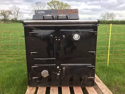 Rayburn Royal Oven Black Solid Fuel C/W Back Boiler And Spares • £275