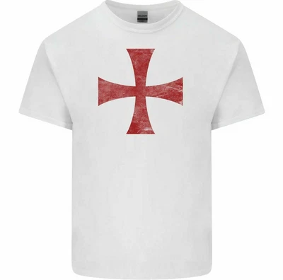 £9.50 • Buy Knights Templar Cross T-Shirt St George's Day  Mens Fancy Dress Outfit 