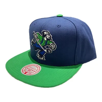 Vancouver Canucks Mitchell & Ness Team Two-Tone 2.0 Snapback Hat - Blue/Green • $48.28