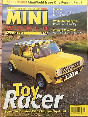 Mini World Magazine - August 1996 - 1380 Flip Front Concept Mini 2000 • £7.99