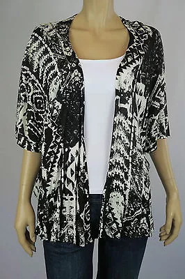 Crossroads Ladies Kimono Print Cardigan Top Sizes Small Medium Large XL • $7.99