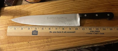 $155 • Buy 1930s Vintage 10” Blade ** GUSTAV EMIL ERN *** Carbon Chef 15” Knife GERMANY