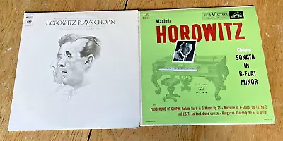 2 Vtg Vinyl Records Vladimir Horowitz Chopin Columbia M30643 RCA LM 1235 • $5