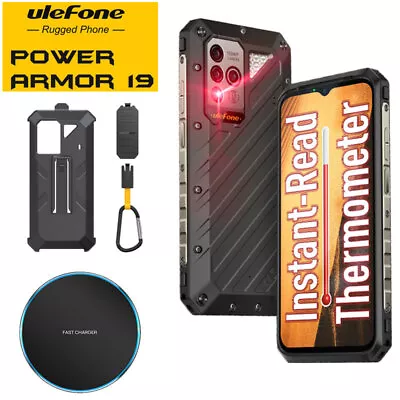 Ulefone Armor 19 4G LTE Rugged Phone Waterproof Android Mobile Wireless Charging • $626.99