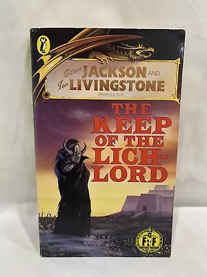 Steve Jackson Ian Livingstone Fighting Fantasy 43 The Keep Of The Lich-Lord • $49