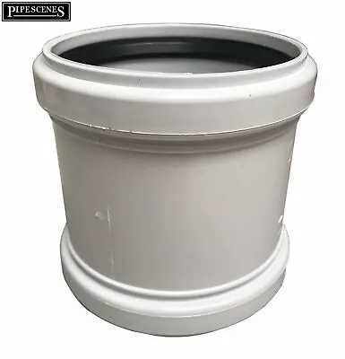 £7.89 • Buy 110mm White Soil / Vent / Drain Pipe Slip Coupler Repair Joiner Straight Coupler