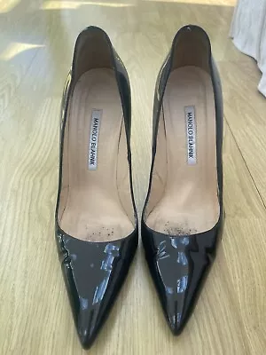 Manolo Blahnik Black Stiletto Heels Size 41 • £69