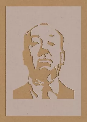 Alfred Hitchcock Stencil Celebrity Movie Star Psycho Director Cult Classic • £4.99