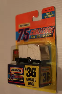 Matchbox Superfast Gold Challege #36 Garbage Truck • $12.99