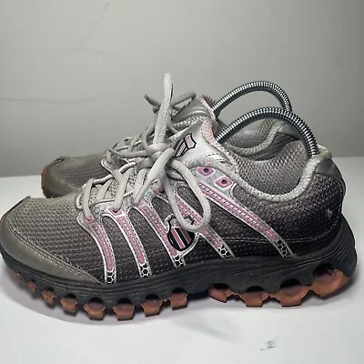 K-Swiss Women's US Size 8 UK 6 Tubes Run 100 Sneakers Shoes Black Silver Pink • $16.49