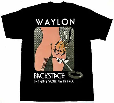 Freeship Waylon Jennings Shirt Classic Black Unisex S-5XL • $16.99
