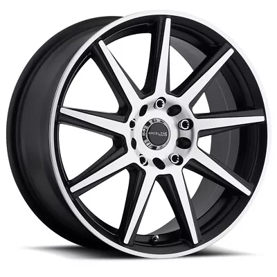 17x7.5 Raceline 144M Storm Black/Machined Wheel 4x100/4x4.25 (+40mm) • $157.25