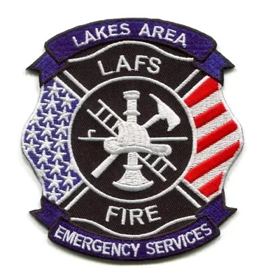 Lakes Area Fire Security Emergency Services Department Patch Minnesota MN • $3.95