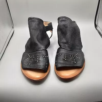 Miz Mooz Fifi Women's Sandals 6.5-7W EU 37W Black Leather • $59.99