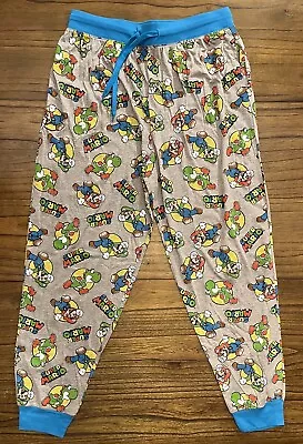 Nintendo Super Mario Sleep Jogger Pant - Men Size: Medium Or Large (New) • $15.95