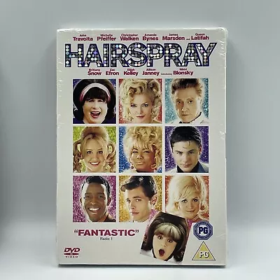 Hairspray [DVD] John Travolta • Michelle Pfeiffer • Slipcover • UK R2 • Sealed • £3.99