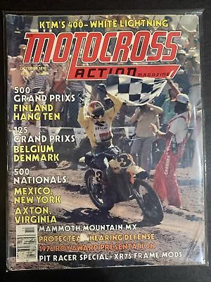 Motocross Action Magazine * OCTOBER  1976 * Acceptable *KTM's 400 *  #MOT-7 • $19.99