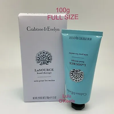 £29.95 • Buy Crabtree & Evelyn La Source Hand Therapy Hand Cream 100g NEW & BOXED