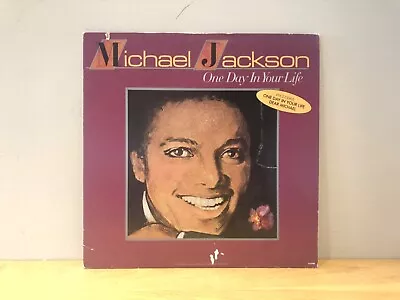 Michael Jackson ONE DAY IN YOUR LIFE 12  LP Vinyl Compilation 1981 • $9.99