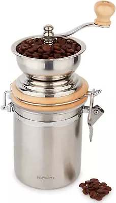 Easyworkz Manual Coffee Grinder With Airtight Storage CanisterAdjustable Set... • $54.29