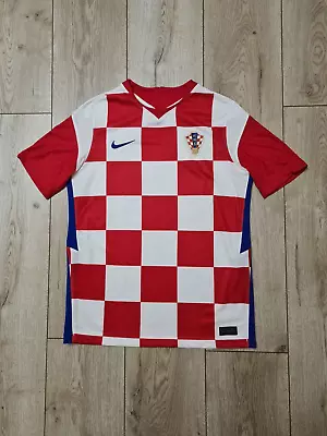 CROATIA 2020 2021 HOME HRVATSKA FOOTBALL SHIRT SOCCER JERSEY BOYS XL 170cm NIKE • $59