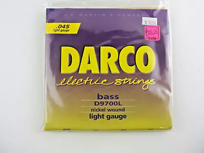 Martin Darco D9700L Nickel Wound Electric Bass Strings Light .045 • $12