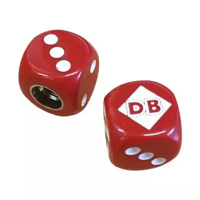 Diamond Back - Dice Tire Valve Caps (Pair) - RED - Old School Bmx • $29.64