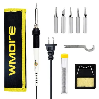 JCD 60W Electric Soldering Iron Kit Temperature Adjustable 110V Welding Tools • $19.99