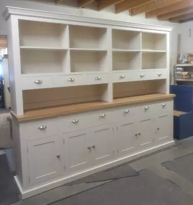 Buckingham Painted 6 Door Open Top Dresser/ Library Unit Bespoke Sizes & Colours • £2395