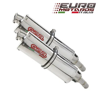Ducati ST2 ST3 1997-2007 GPR Exhaust Dual SlipOn Silencers Cans Trioval New • $614