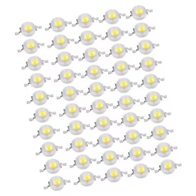 50pcs SMD 1W LED Lamp Bulb Beads Chip For Home Floodlight Spotlight High Power • $13.67