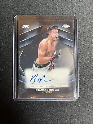 2024 Topps Chrome UFC Brandon Royval Auto Chrome Veteran Autograph CVA-BRO • $6.99