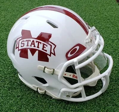 Mississippi State Bulldogs M-state 2022 Speed Style Football Mini Helmet + Visor • $51