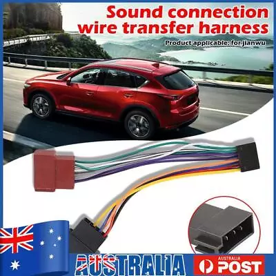 For KENWOOD Car Stereo Radio ISO Wiring Harness Connector Adaptor Cable Loom • $10.19