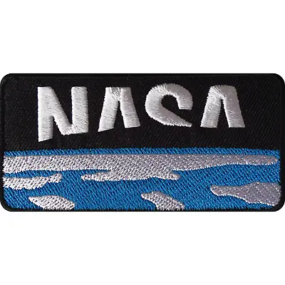 NASA Iron On Patch Sew On Clothes Bag Astronaut Fancy Dress Costume Space Badge • £2.79