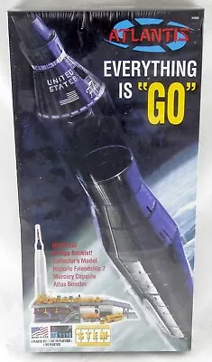 1:110 Mercury Capsule & Atlas Booster Plastic Model Kit - Atlantis #H1833 • $30.95