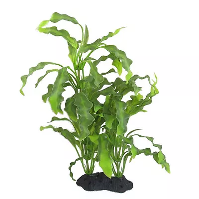 $7.99 • Buy Aquarium Fish Tank Decoration Ornament Artificial Plastic 16-inch Tall Java Fern