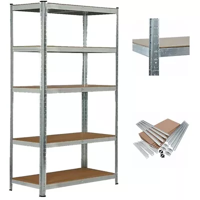 5Tier Racking Shelf Heavy Duty Garage Shelving Storage Unit 180x90x45cm UKED • £32.99