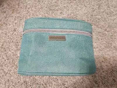 MoroccanOil Blue Cosmetic Makeup Travel Zipper Bag • $7