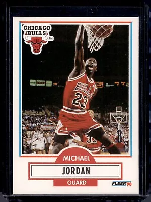 1990-91 Fleer 26 Michael Jordan Basketball Trading Card • $8.99