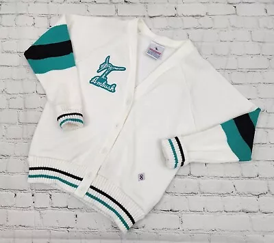 Vintage Cheerleader & Danzteam Cardigan Juniors Youth XL Cheerleading Preppy • $27.95