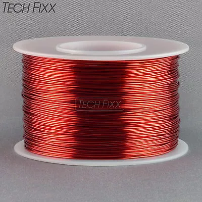 Magnet Wire 26 Gauge AWG Enameled Copper 630 Feet Coil Winding & Crafts 155C Red • $13