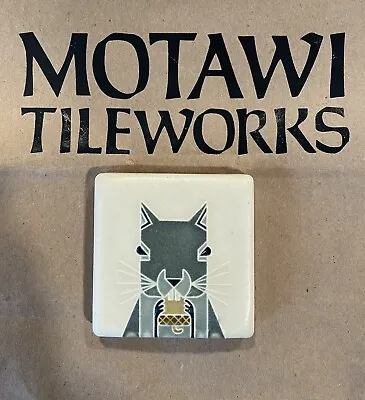 Motawi Tileworks Charley Harper 3x3 Squirrel W Acorn Art Tile • $44.44